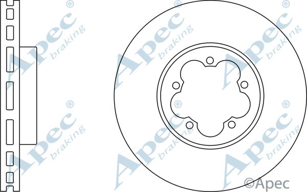 APEC BRAKING Тормозной диск DSK2928